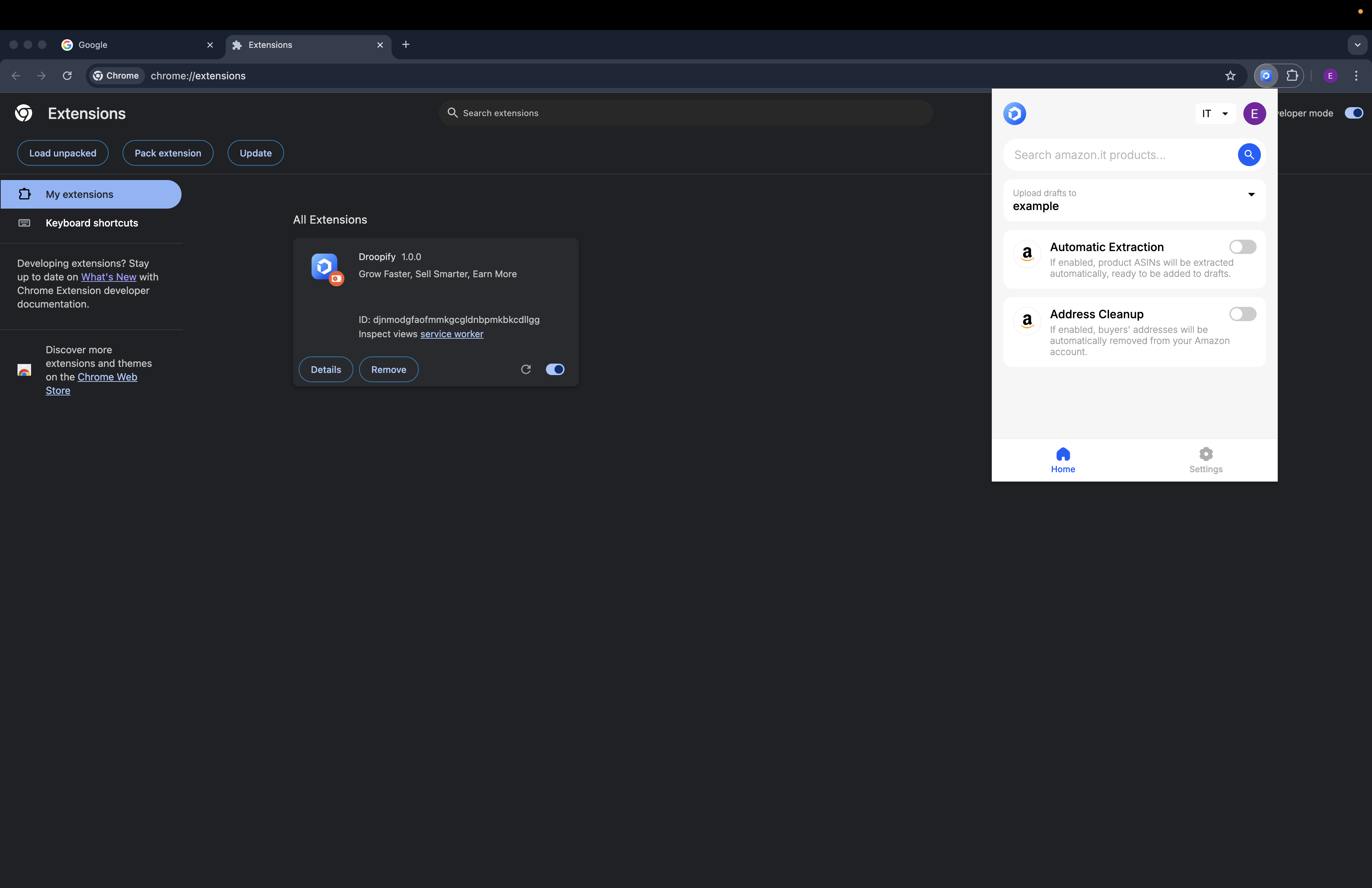 Install Droopify Chrome Extension - Step 8