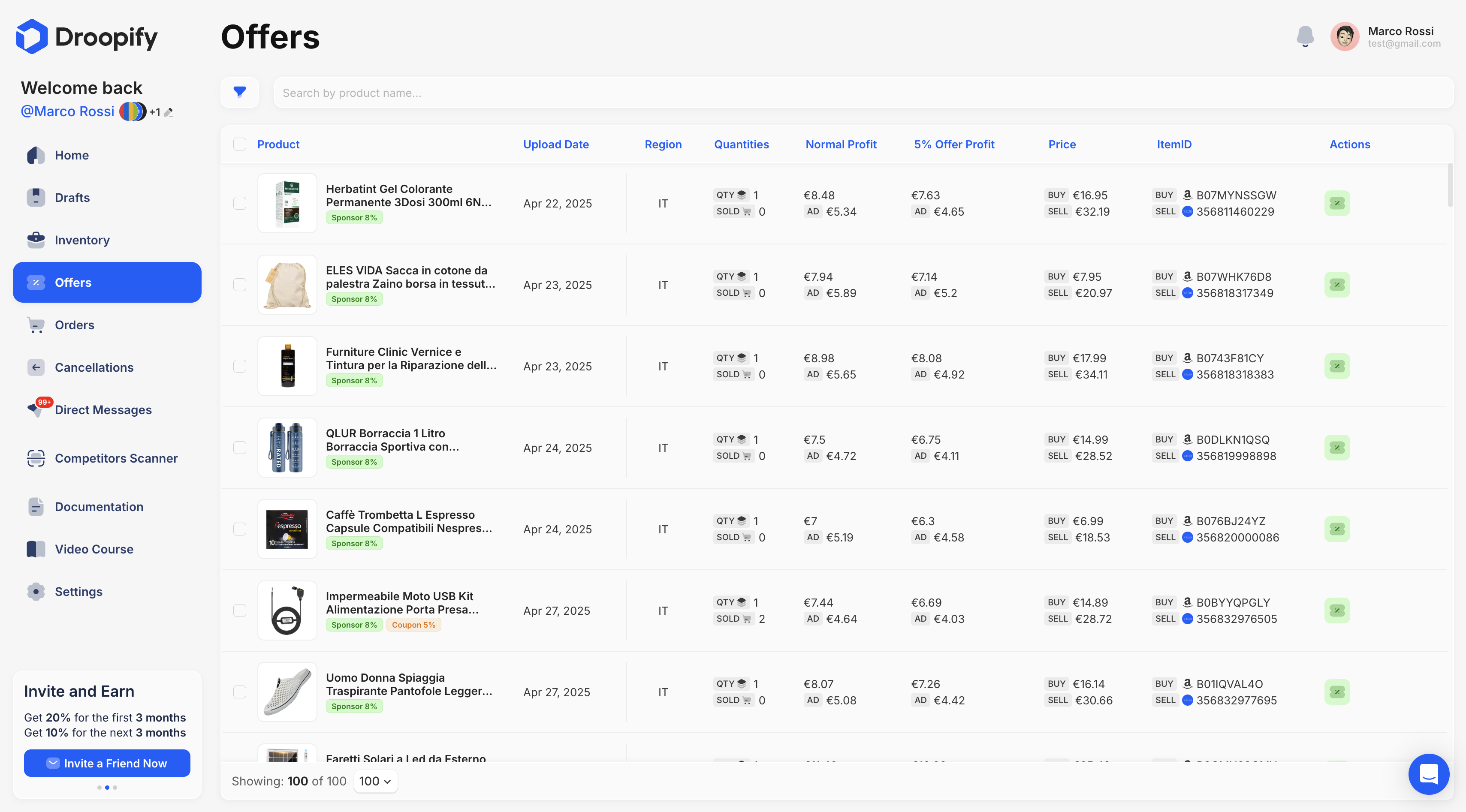 Offers Page