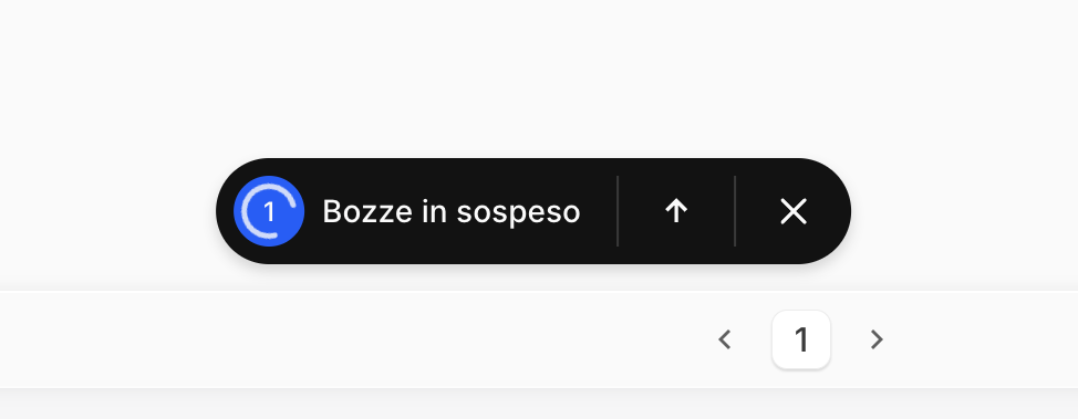 Pagina Bozze - Barra Fluttuante