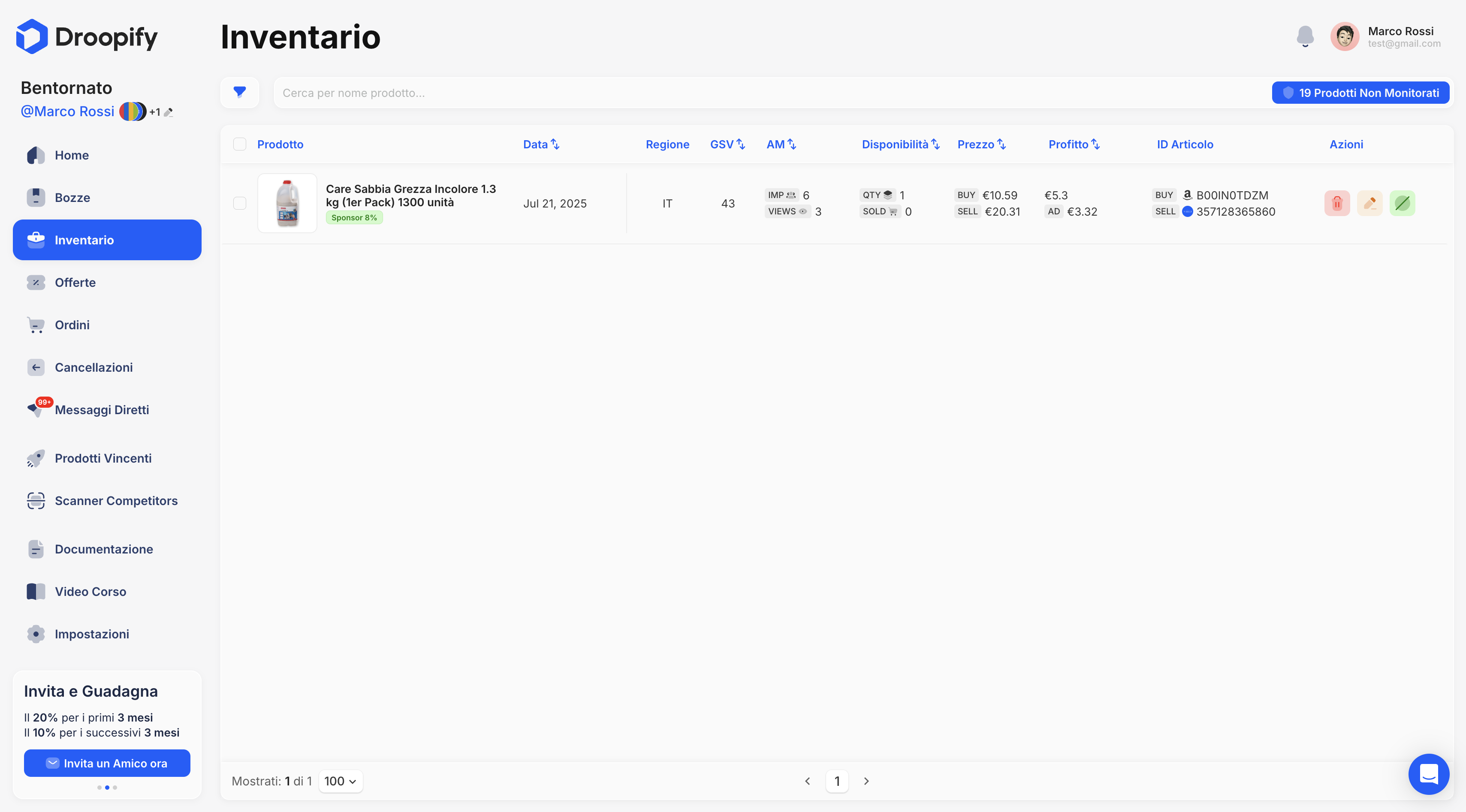 Pagina Inventario