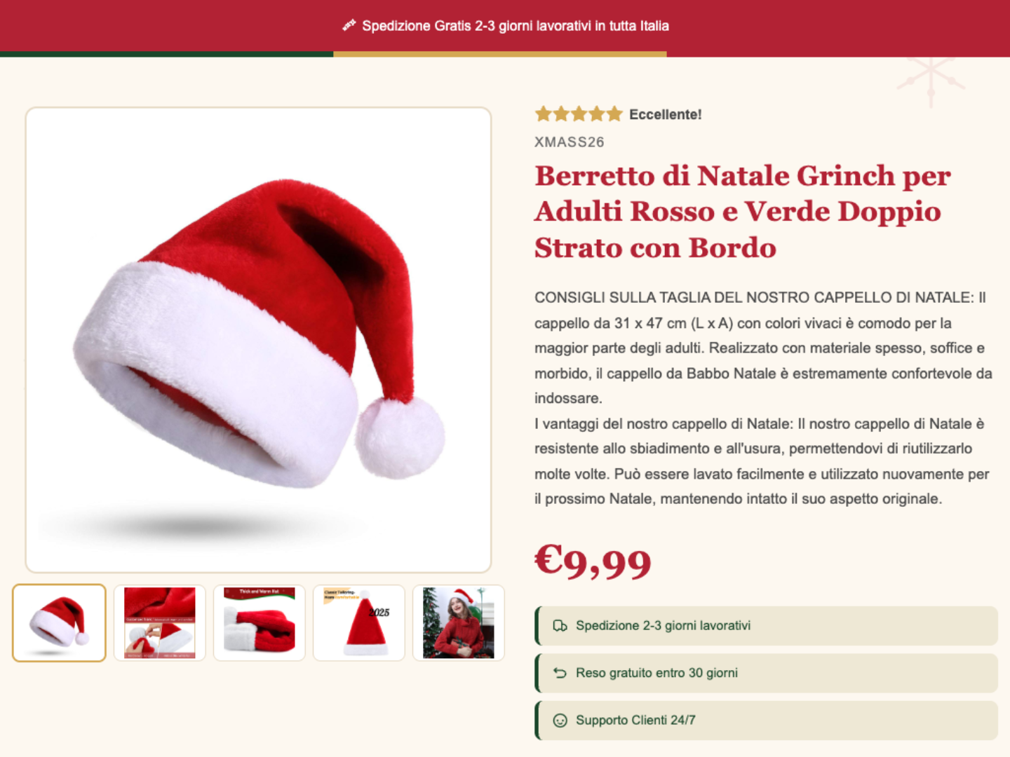 Template eBay Natale