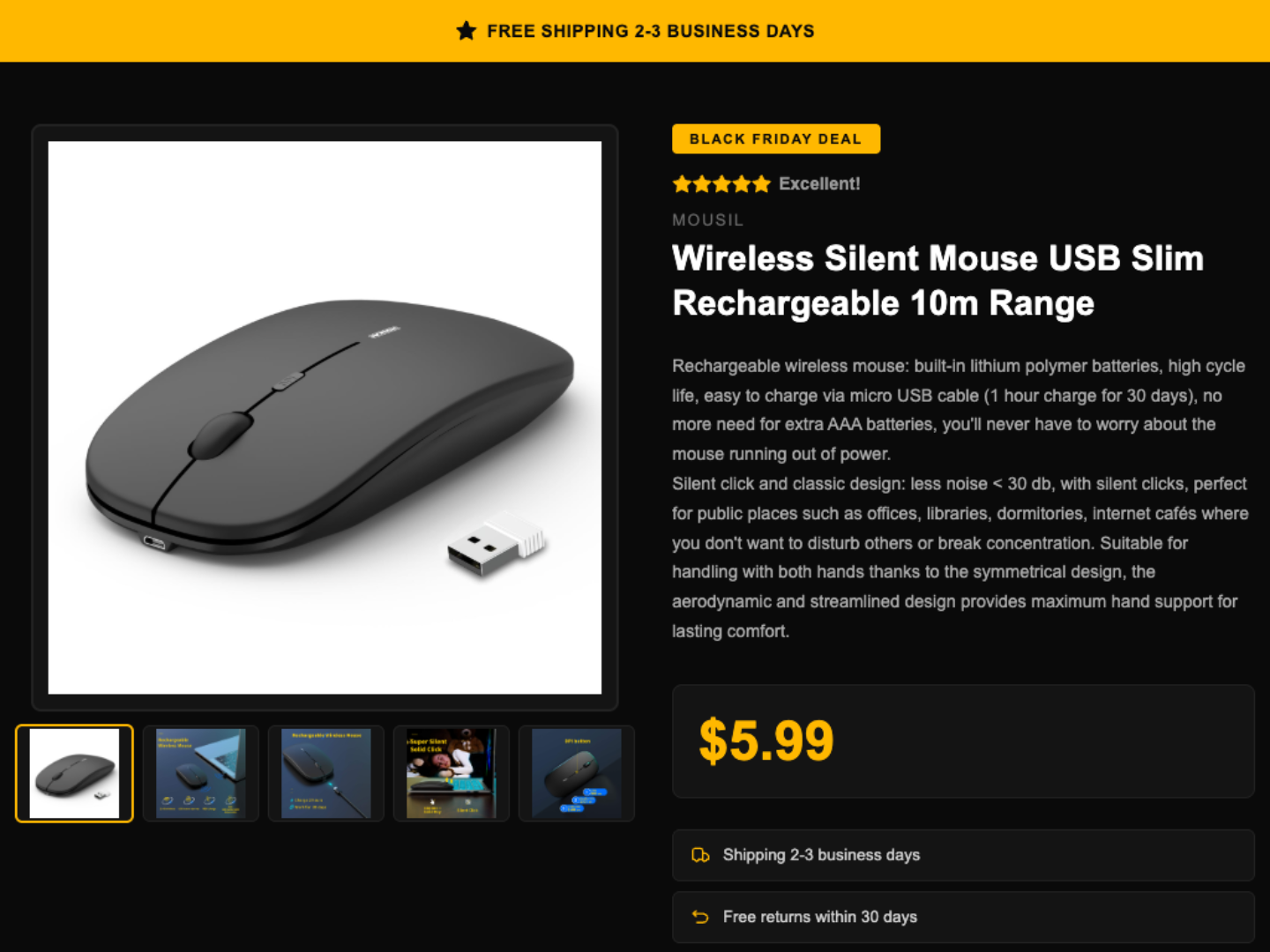 eBay Template Blackfriday