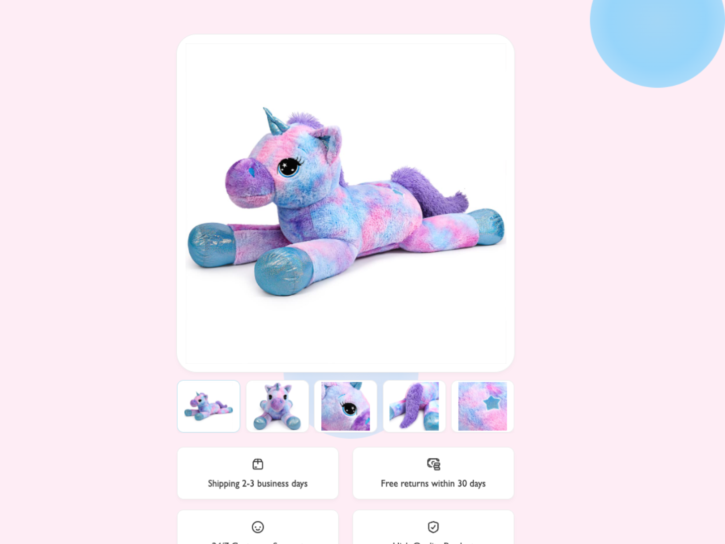 eBay Template Rainbow Bubbles