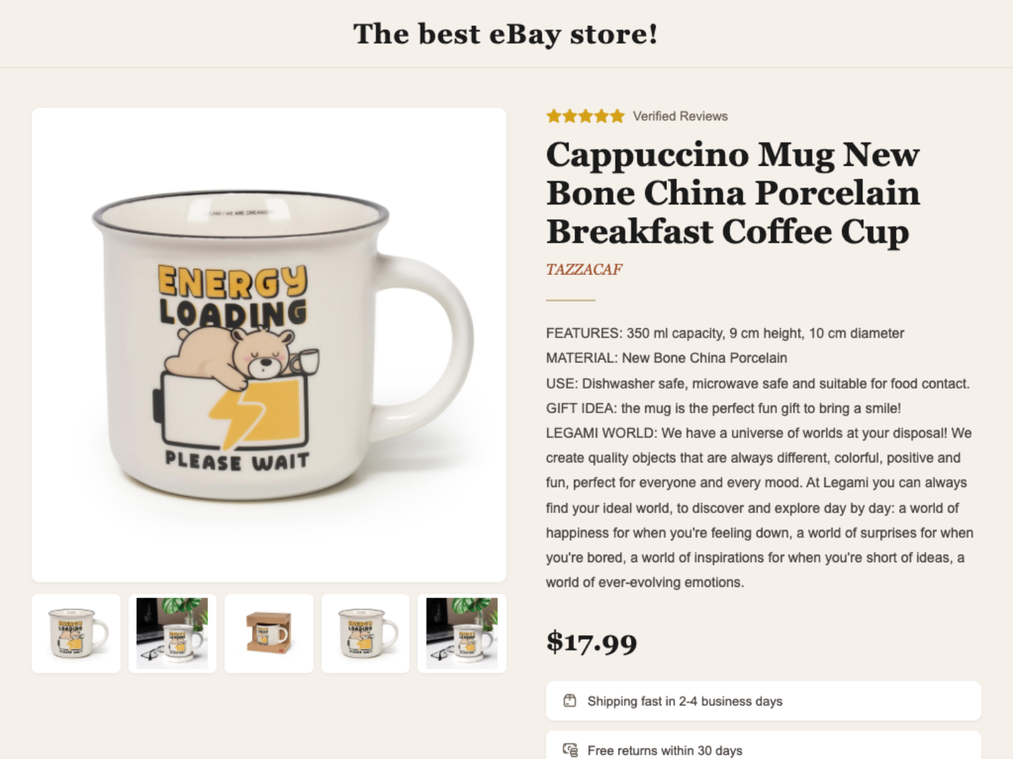 eBay Template Coffee Break