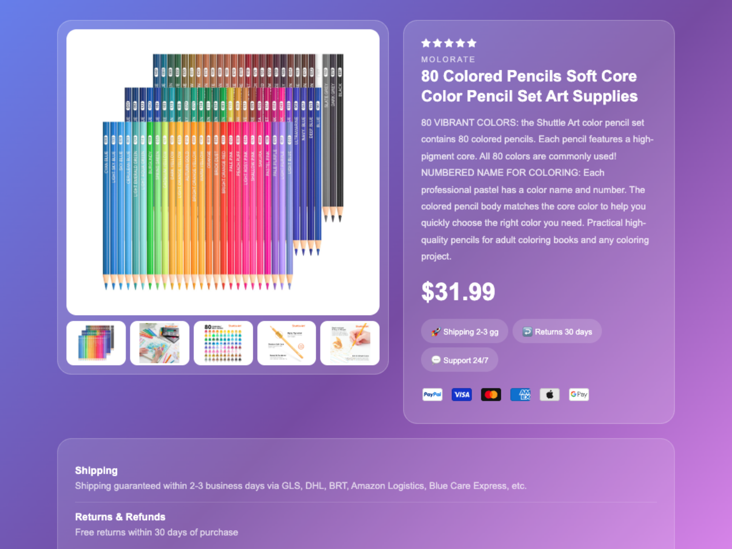 eBay Template Gradient