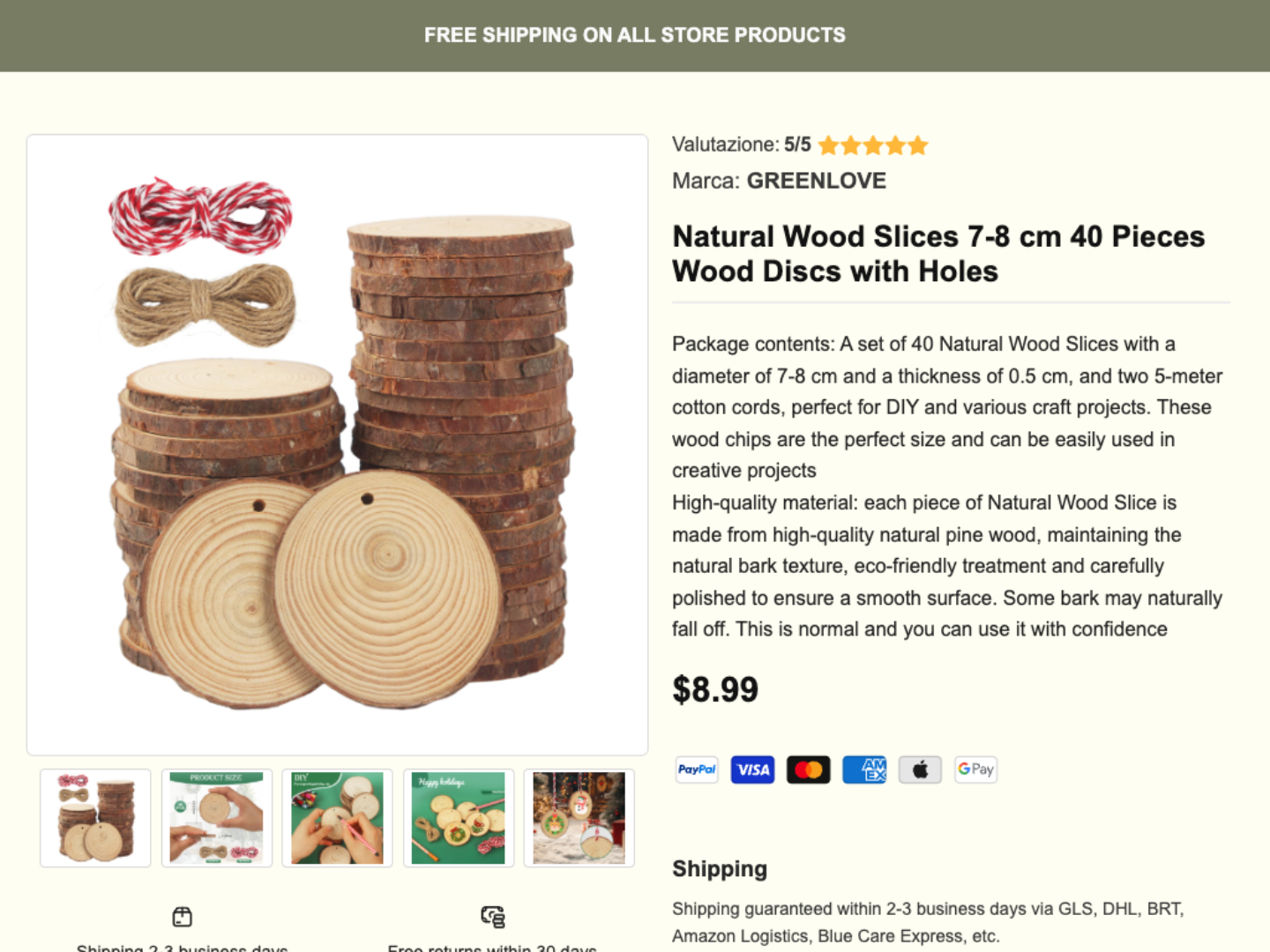 eBay Template Green Thumb