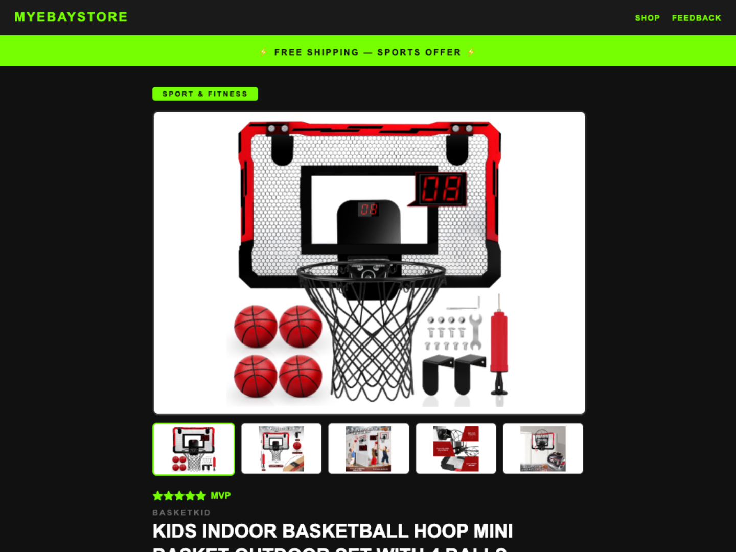 eBay Template Sport