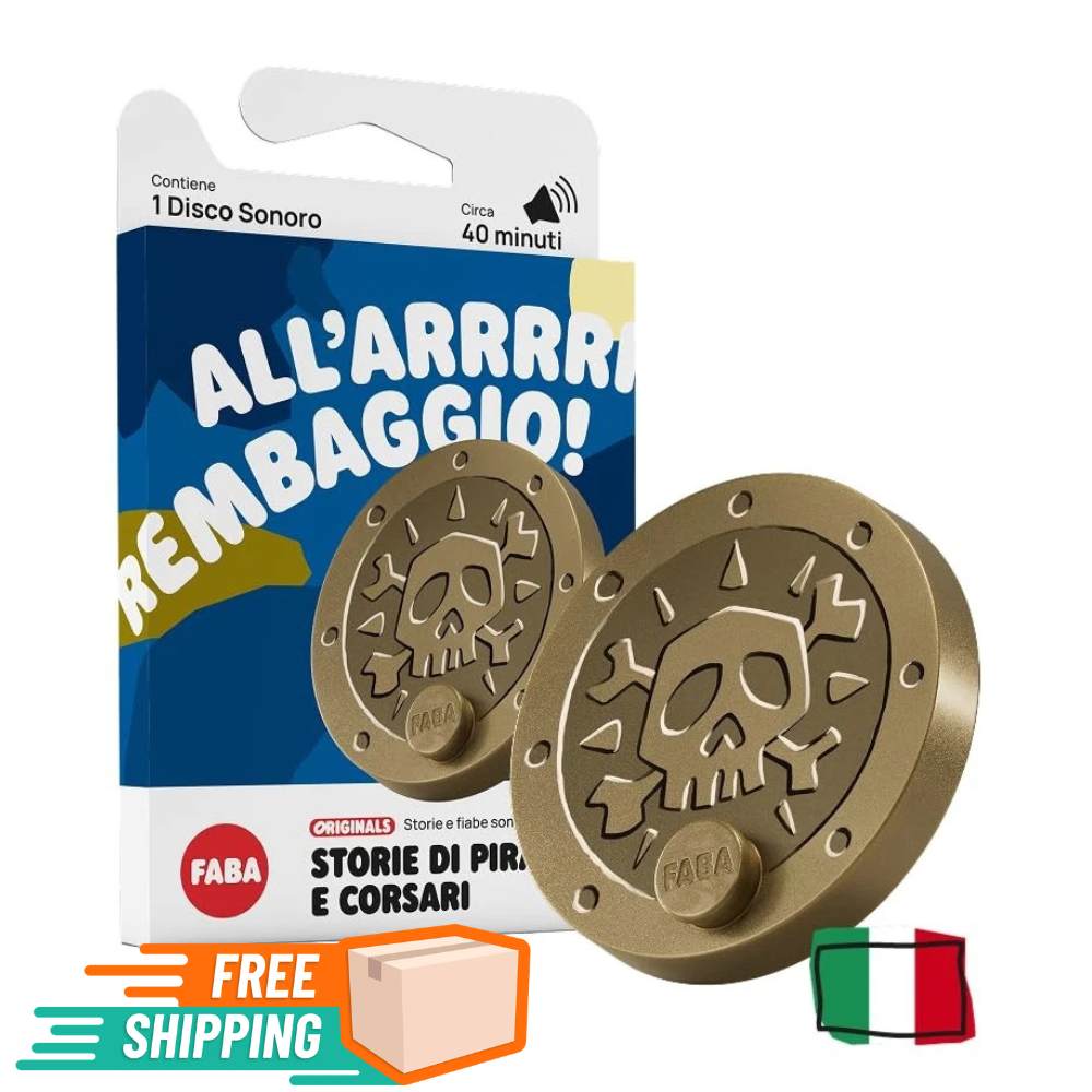 FABA Disco Sonoro Storie di pirati e corsari Storie e fiabe sonore per bambini e