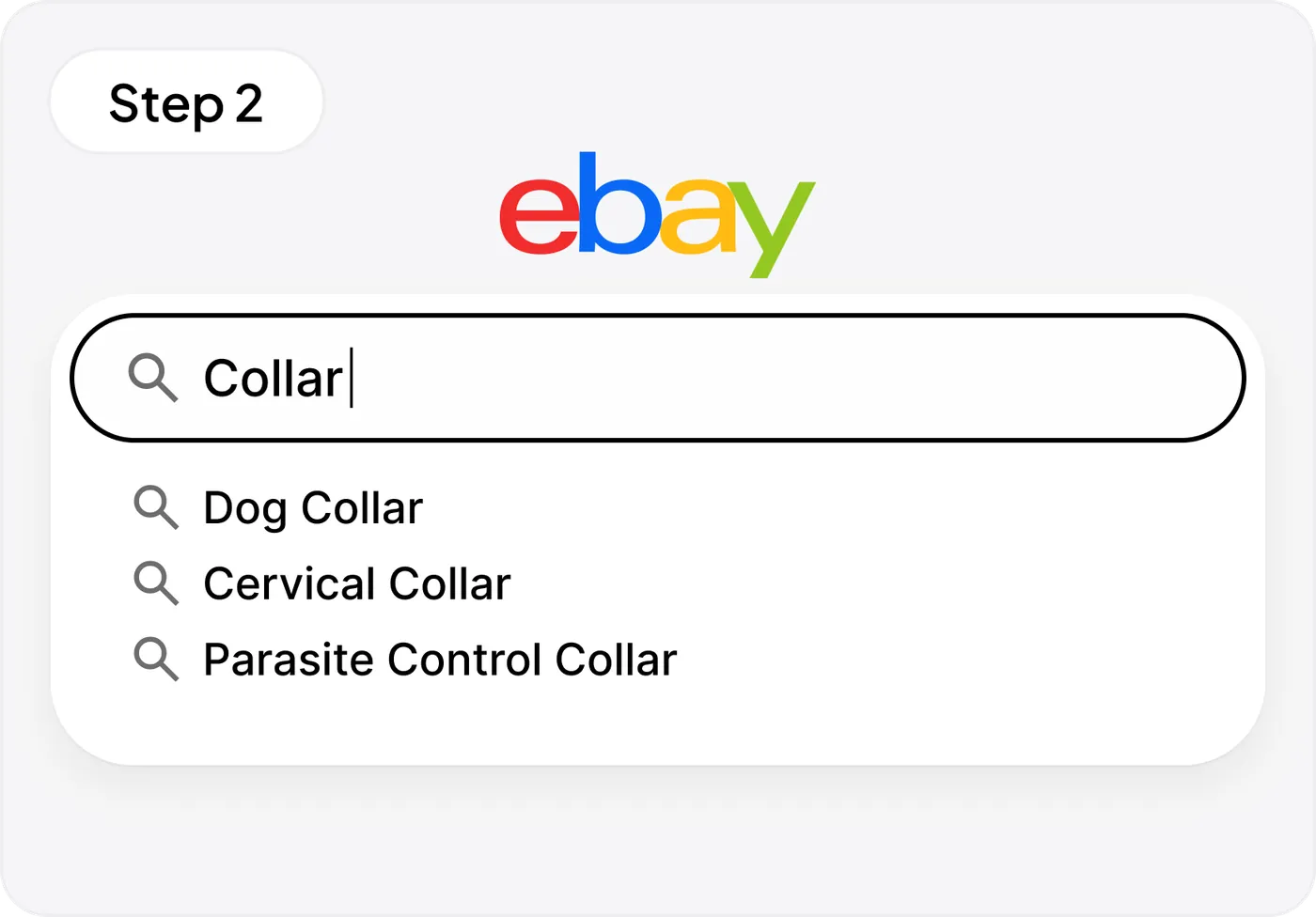 Ricerca prodotto su eBay per analizzare i concorrenti con estensione Droopify